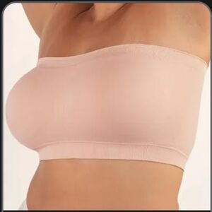 New Truekind Convertible Strapless Bandeau Bra Color Oatmeal